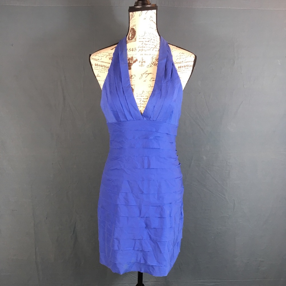 BCBG MaxAzria HALTER MINI DRESS